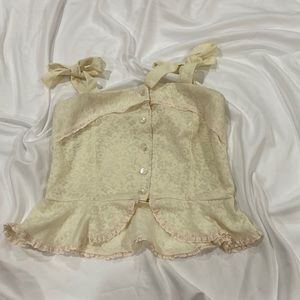 Vintage hand made crop top